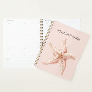 Peach Starfish Better at Beach Planner