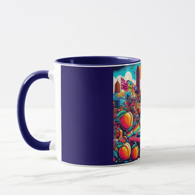 Peach State Pride: Atlanta Icon Mug (Left)