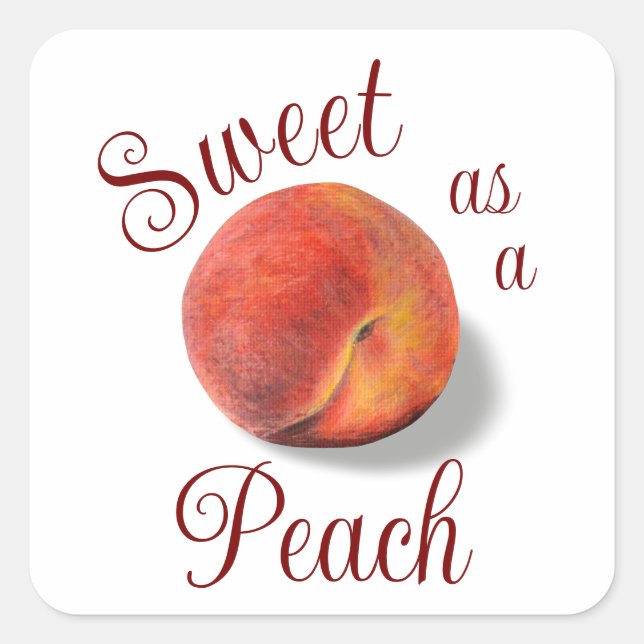 Peach Sticker (Front)