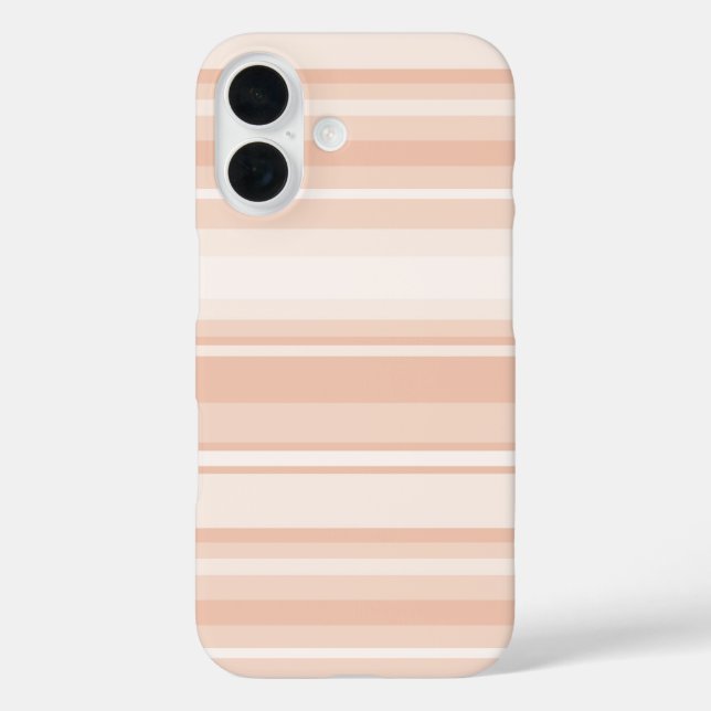 Peach stripes Case-Mate iPhone case (Back)
