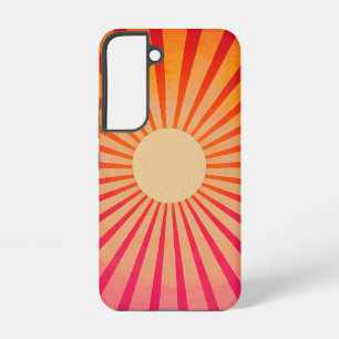 Peach Sunburst Phone Case