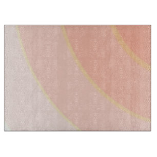 Peach Swirls Chopping Board