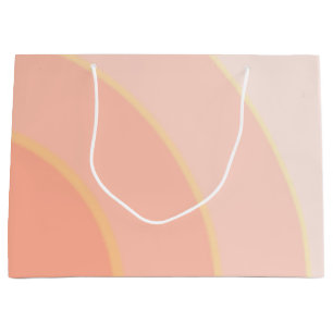 Peach Swirls Gift Bag