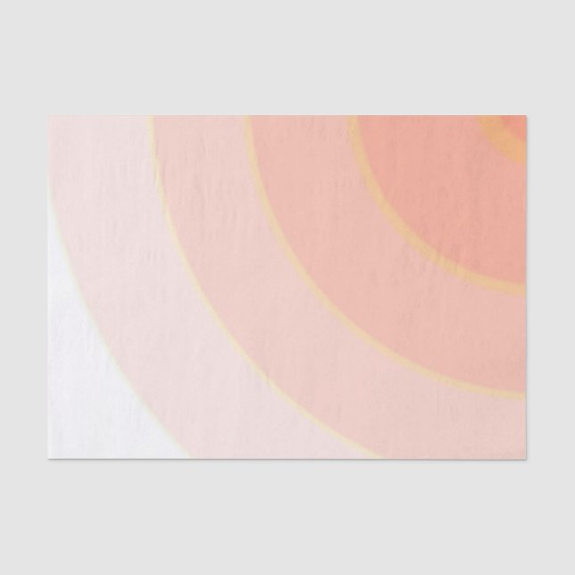 Peach Swirls Tissue Paper (Front)