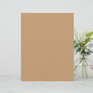 Peach Tan Colour Block Soft Wedding Design Custom Letterhead