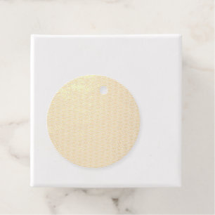 Peach Tan Colour Block   Soft Wedding Design Favour Tags