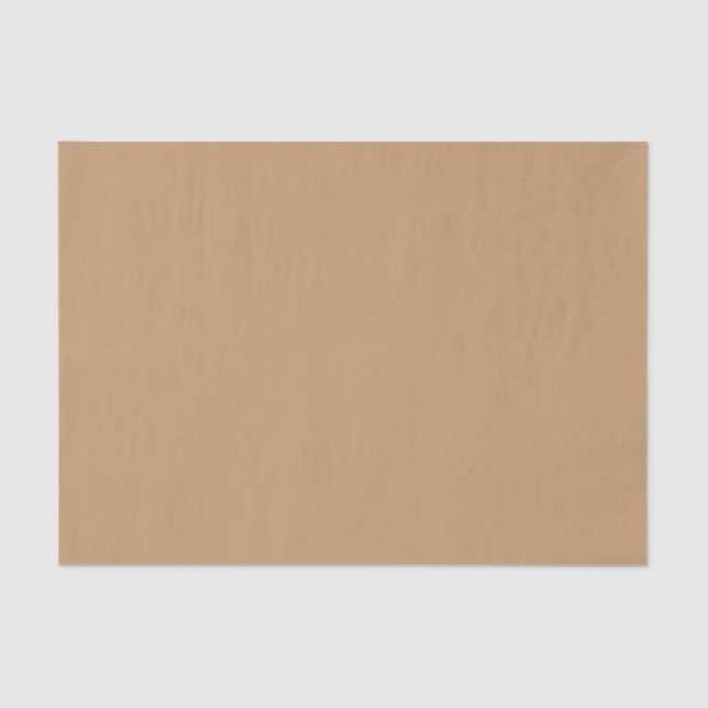 Peach Tan Colour Block | Soft Wedding Design Tissue Paper (Front)