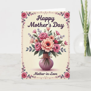Peach Tone Mothers Day Bloom Card