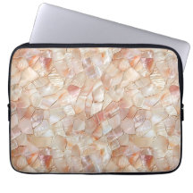 Peach-Toned Mother of Pearl Mosaic Foldable
