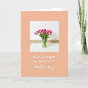 Peach Tones Mothers Day Card