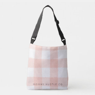 Peach Tote Bag - Over the Shoulder Mummy Hustle Co