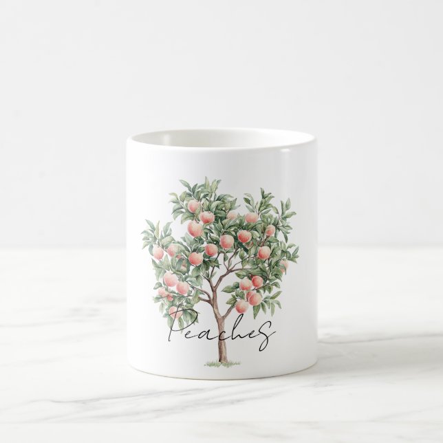 Peach Tree Peaches  Coffee Mug (Center)
