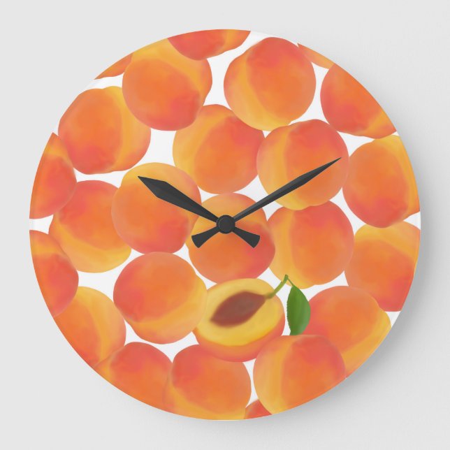 Peach Wall Clock (Front)