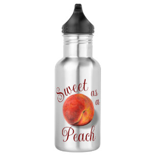 Peach Water Bottle