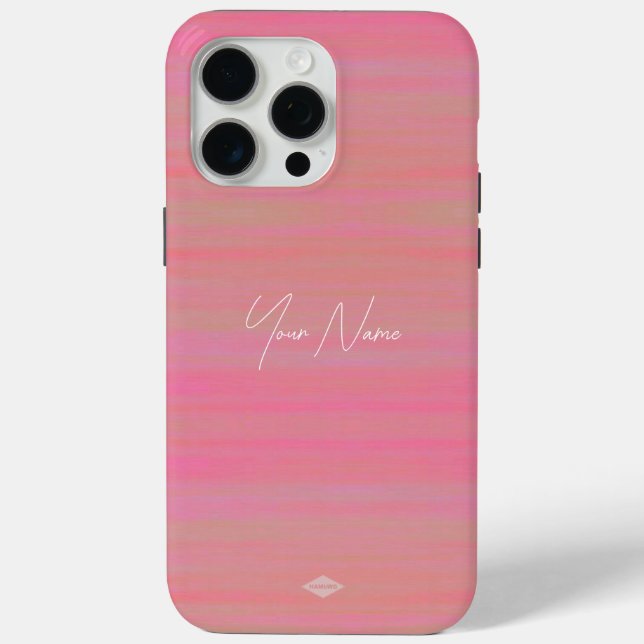 Peach Watercolor Look Cell Phone Case (Back)
