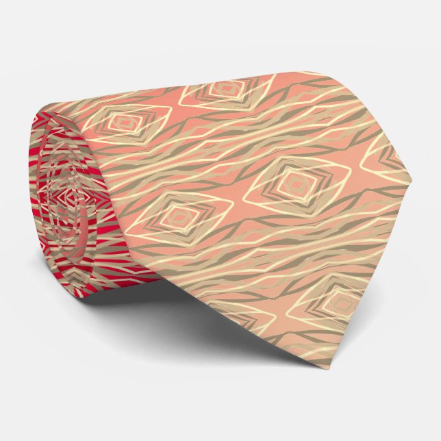 Peaches And Cream Tie (Rolled)