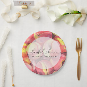 Peaches - Bridal shower Paper Plate