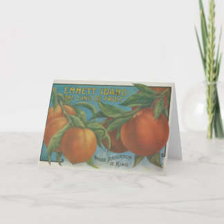 Peaches Card