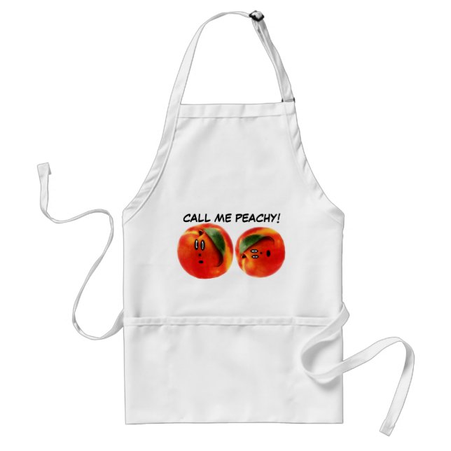 Peaches Cartoon Standard Apron (Front)