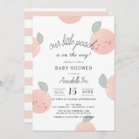 Peaches & Cream Cute Kawaii Baby Shower