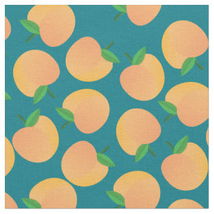 Peaches Cute Kids Baby Nursery Fruit Fabric