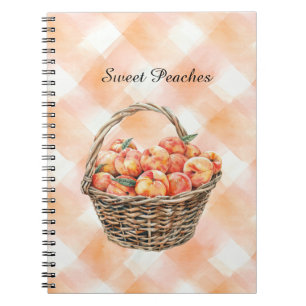 Peaches in a Basket Notebook