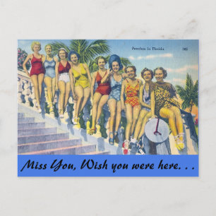 Peaches in Florida Postcard