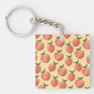 Peaches Key Ring