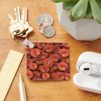 Peaches Keychain