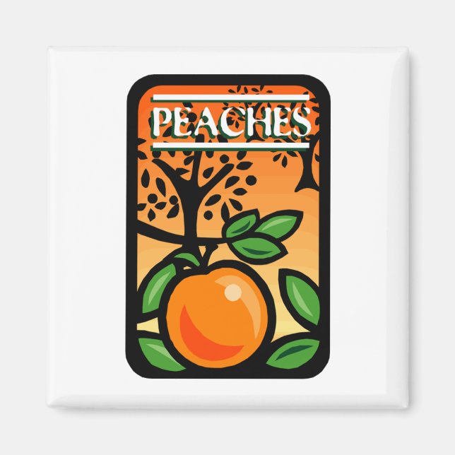 Peaches Magnet (Front)