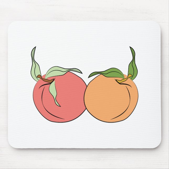 Peaches Mouse Pad (Front)
