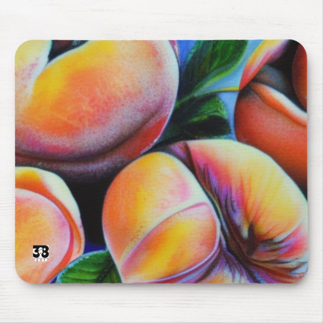 Peaches Mouse Pad (Front)
