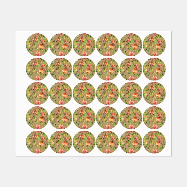 Peaches on the tree (Sheet)