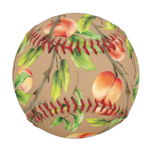 Peaches on the tree baseball