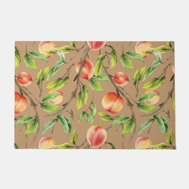 Peaches on the tree doormat (Front)
