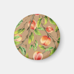 Peaches on the tree magnet