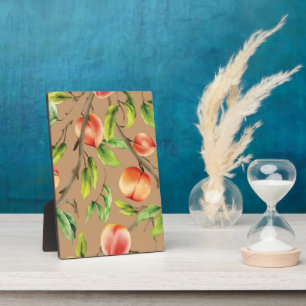 Peaches on the tree plaque