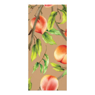 Peaches on the tree rack card