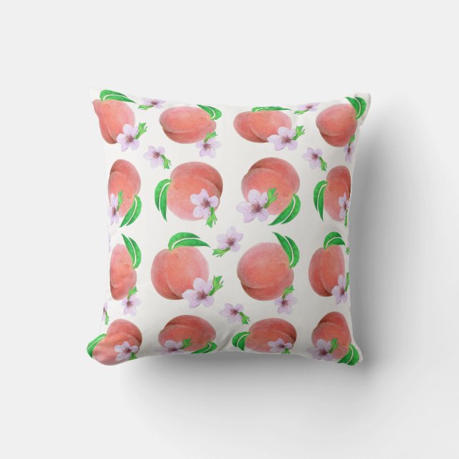 Peaches Pillow (Front)
