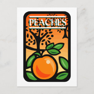 Peaches Postcard