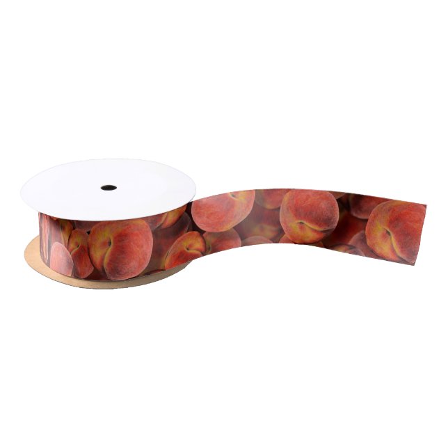 Peaches Ribbon Satin Ribbon (Spool)