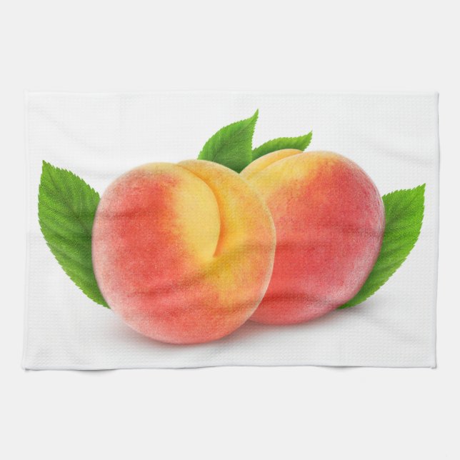 Peaches Tea Towel (Horizontal)
