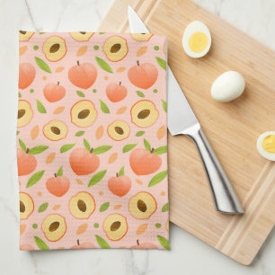 Peaches Tea Towel