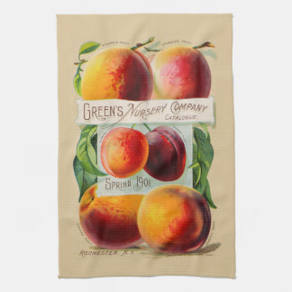 Peaches Tea Towel