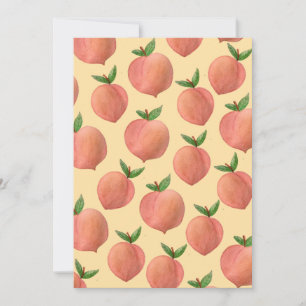 Peaches Thank You Card