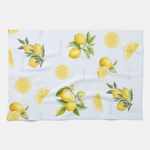Peachify Lemon Tea Towel