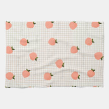 Peachify Peach Gingham