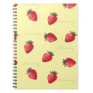 Peachify Strawberry Notebook