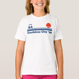 Peachtree City Georgia Lifestyle Golf Cart Sunset T-Shirt