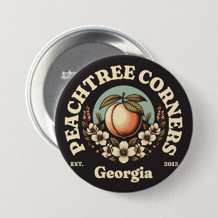 Peachtree Corners, Georgia 7.5 Cm Round Badge